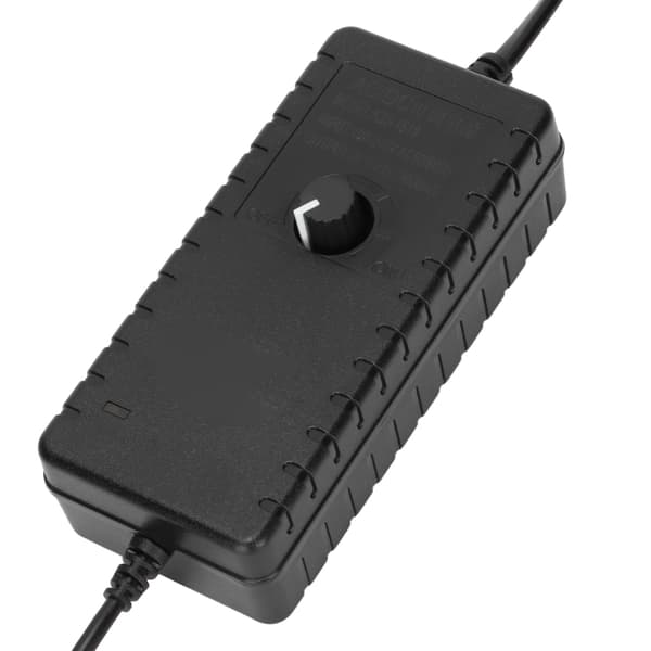 Strømadapter Justerbar spænding Hastighedsregulering Hurtig opladning 48W 2A Computerstrømadapter 100-240V US-stik