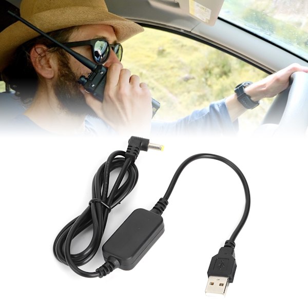 1,2 m 3,9 fod bærbar USB-opladerkabel Passer til Yaesu VX-6R VX7R FT60R VX177 Walkie Talkie Radio