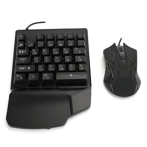 Enhånds Tastatur og Mus Sett Manipulator Feel ESports Universelt Tilbehør JX200