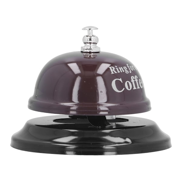 Restaurant Call Bell med Anti-Skli Base Manuell Møtebar Service Bell for Middagsskolen (svart)