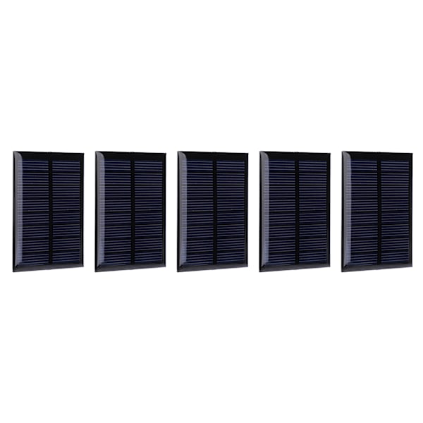5 st mini solpanel epoxi cellkortsmodul för batterileksaker Laddare ljus 4V 150mA