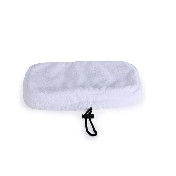 5-pakning universelle vaskbare mikrofibererstatningsputer for dampmopper, 27 x 16 cm (hvit)