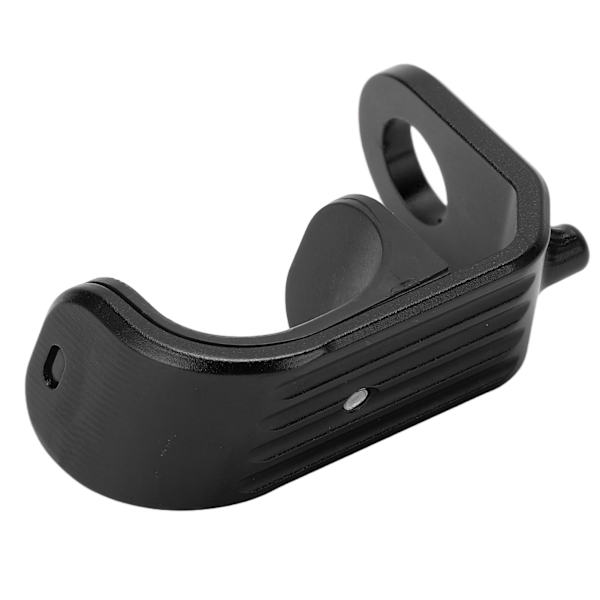 Sykkel E-formet spenne i aluminium og plast, polert, lett design, sykkelkrok E-spenne for Brompton, svart