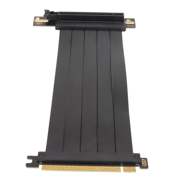 PCIE 4.0 X16 Riser-kaapeli Nopea joustava laajennuskortin laajennusportti 90 asteen GPU-laajennuskaapeli RTX 4090:lle Musta 20 cm / 7,9 tuumaa