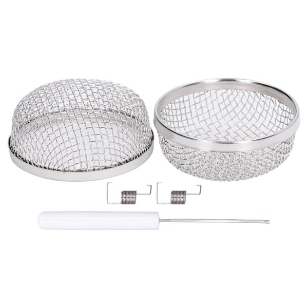 2 stk RV vandvarmer ventilationsdæksel rustfrit stål 2,8 tommer flyvende insektnet RV ovn ventilationsdæksel Mesh