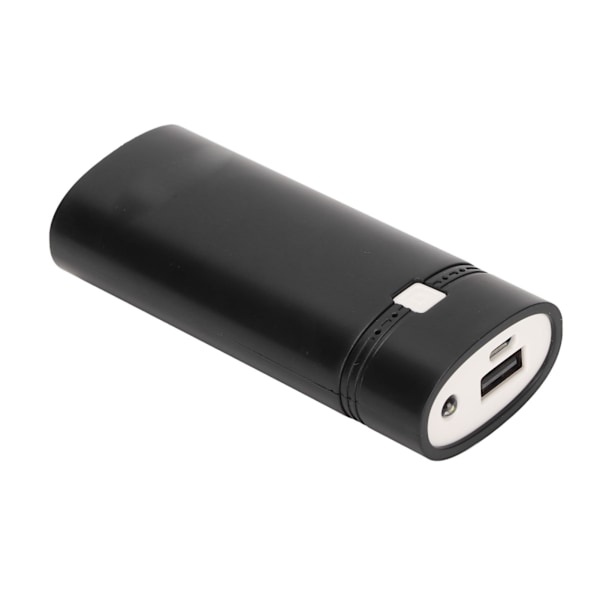 Universal DIY USB Power Bank Box 2x18650 Batteriladdare Power Bank Shell för Smartphone Svart