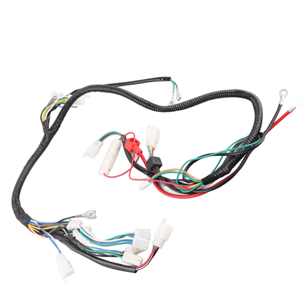 Motorns Kabelhärva CDI-enhet Solenoidkontakt för GY6 125cc 150cc 200cc 250cc Fyrfyrhjuling ATV Go Kart