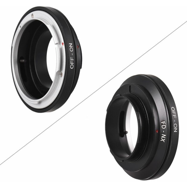 FD-NX-linsemonteringsadapterring til Canon FD-monteringsobjektiv, der passer til Samsung Focus Infinity NX-seriens kamerahus