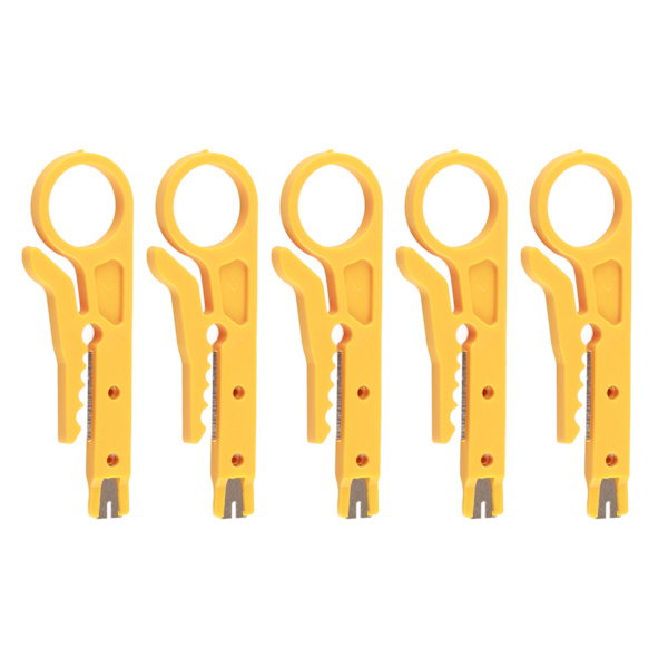 5 stk Mini Wire Stripper Bærbar Holdbar Nettverks Wire Stripper for CAT5 CAT5e CAT6 Datakabel 3D-skriver PTFE Tube
