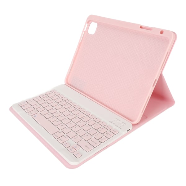 Tabletin näppäimistö UK-asettelu 10 metriä Bluetooth-yhteys Suojaava kotelo Langaton näppäimistö IOS Tablet Air 4/5 10.9 tuumaa Vaaleanpunainen