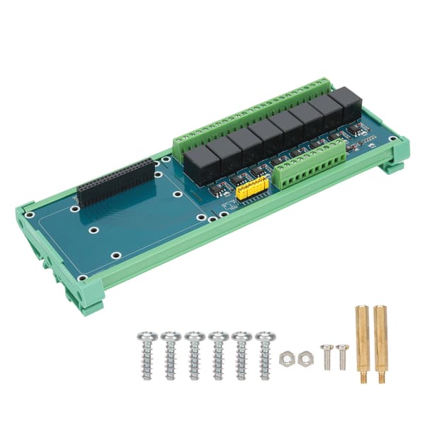 Relämodul för Raspberry Pi 4b 3b 8 Kanal 5V Expansionskort PLC-kontroller