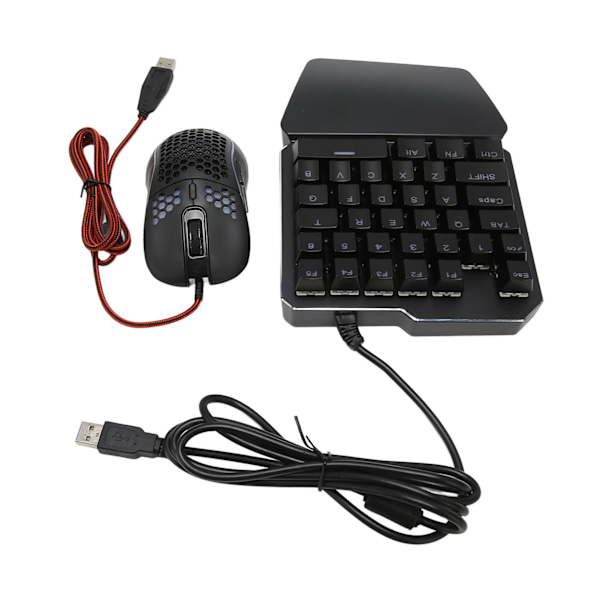 Tastatur-Mus-Konverter Set Programmerbar Kabelforbundet Mekanisk Tastatur-Mus-Adapter Combo til PS3 til PS4 til Switch