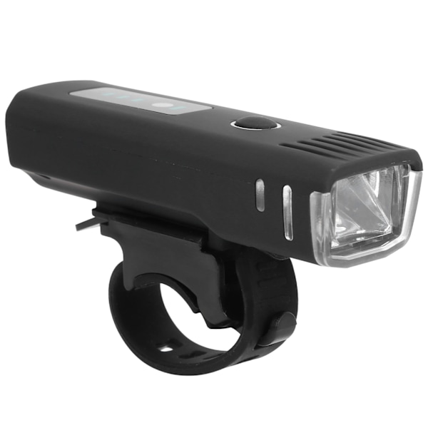 Cykellygte foran USB-opladning Vandtæt LED Cykel Forlygte Sort