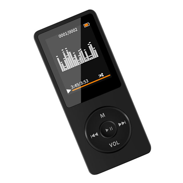 MP4-spelare Multifunktion Snyggt kompakt stereoljud Bluetooth-musikspelare för löpning Gå Studerande Möte