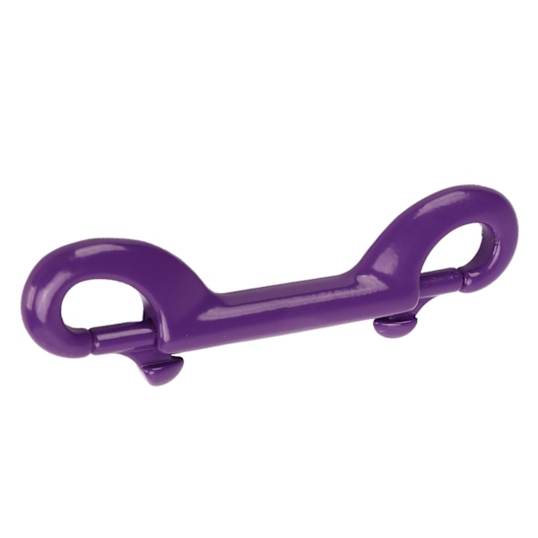 90 mm 316 rustfritt stål dykke dobbelthodet krok Hurtigkobling fjærkroker for dykking BCD Lilla