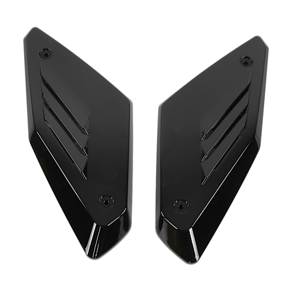 2 stk Motorsykkel Sidepanel Luftinntak Deksel Beskyttelse Erstatning for CB650R 2019 2020 2021 Svart