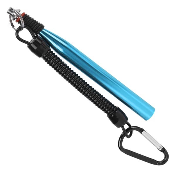 【NX】Aluminiumslegering bløde agn fisketilbehør Wacky Worm Rig Tool med 100 O-ringe Søblå
