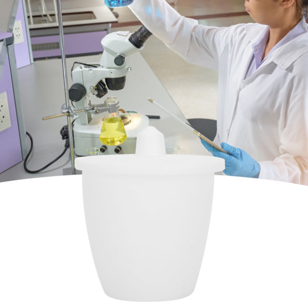 Laboratoriedegel Högformad PTFE-degelkopp med lock Experimentell tillbehör30ml