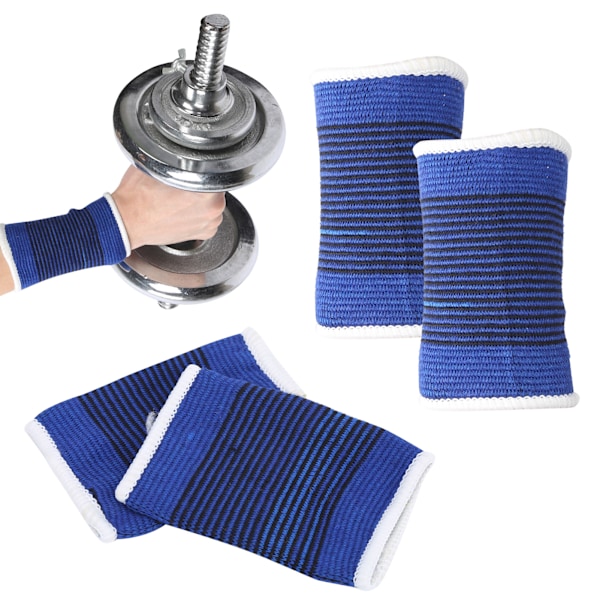 2 par/set sporthandledsstöd kompression handledsstöd Wrap elastisk skyddsfodral