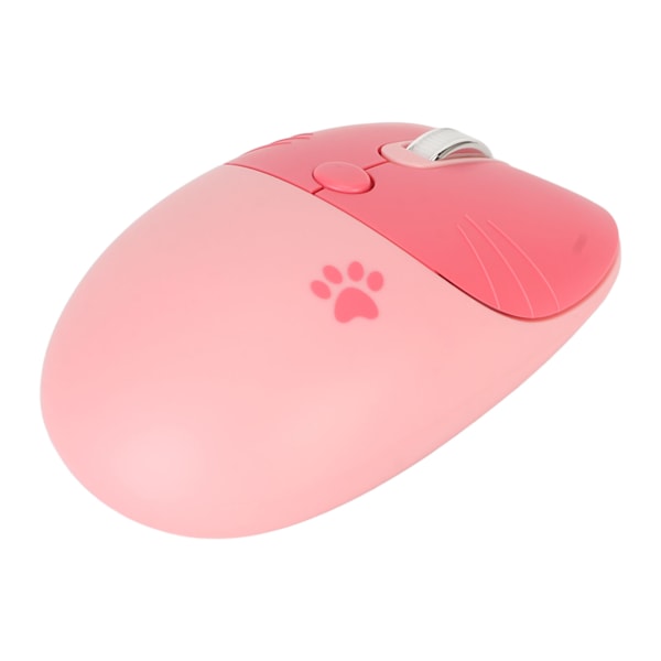 2,4G Kat trådløs mus Lydløs USB-modtager Sød bærbar 3 niveauer DPI-mus til M3 Laptop-computer Sakura Pink