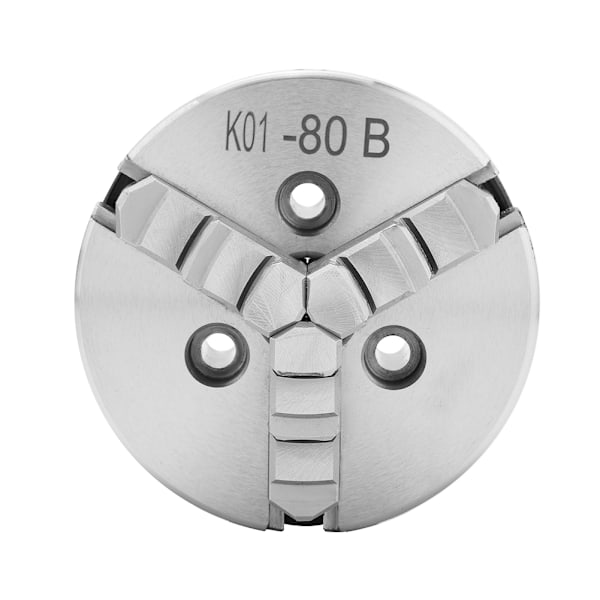 SANOU K01-80B 3-käft manuell självcentrerande svarvchuck 80 mm diameter