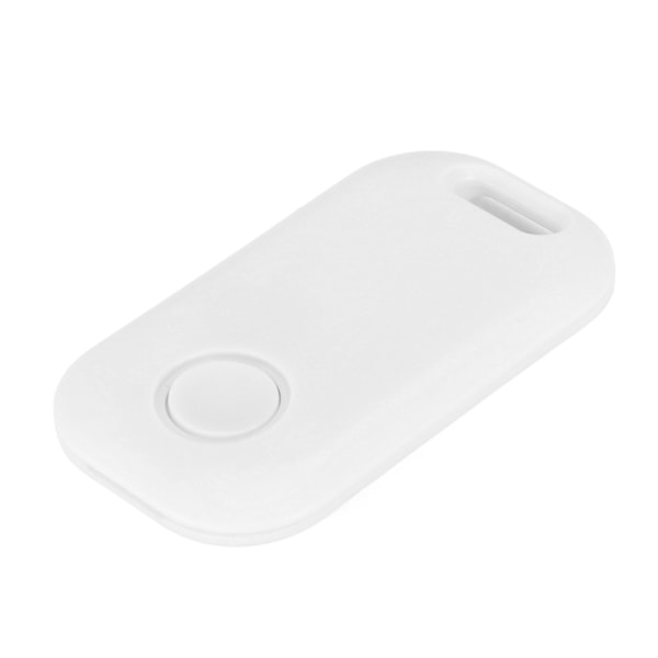 Bluetooth-nøkkelknippe for å hindre tapte barn, kjæledyrveske, sporing, smart nøkkellokalisator for Android for IOS, hvit