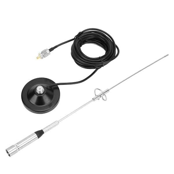Bil VHF UHF Antenne Sucker med 5m Kabel SMA Hun Adapter Kit Vandtæt Plug and Play