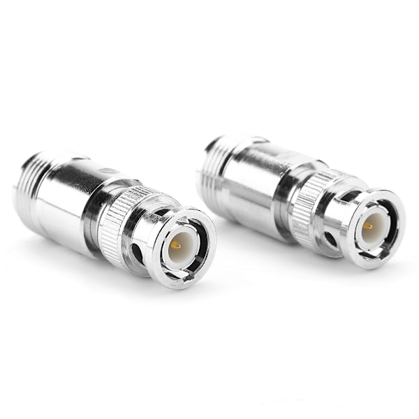 2st Typ N hona till BNC hane RF-kontakt Koaxialadapter Testomvandlare