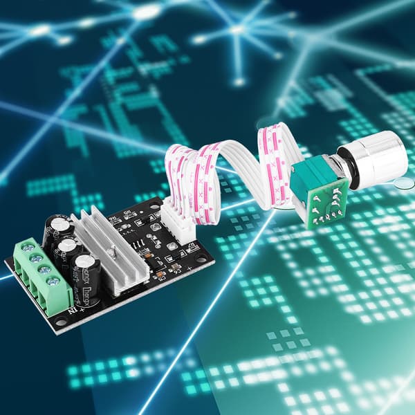 【NX】PWM DC-motorstyring 6V/12V/24V/28V Motorhastighetsreguleringsmodul 3A hastighetsregulator