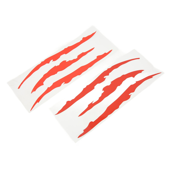 2 stk. Bilsticker Klo-mærker Monster Scratch Sticker Vinyl Bilskilt Forlygte Side Stripe Dekal
