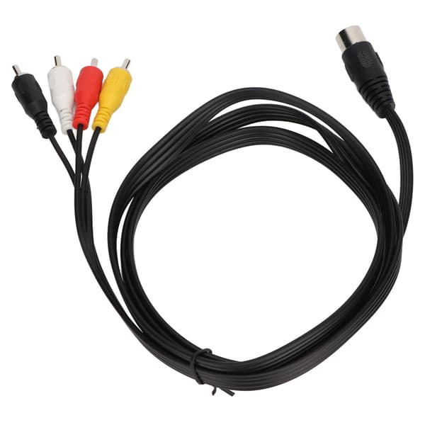 DIN 5-bens han til 4RCA han kabel ren kobbertråd lydadapterkabel 4,9 fod
