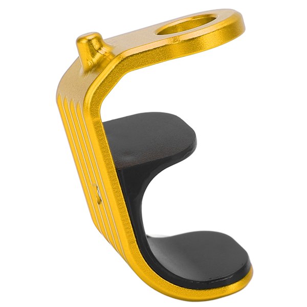 Cykel E-formad spänne Aluminiumlegering Plast polerad Lättdesign Cykelkrok E-spänne för BromptonGold