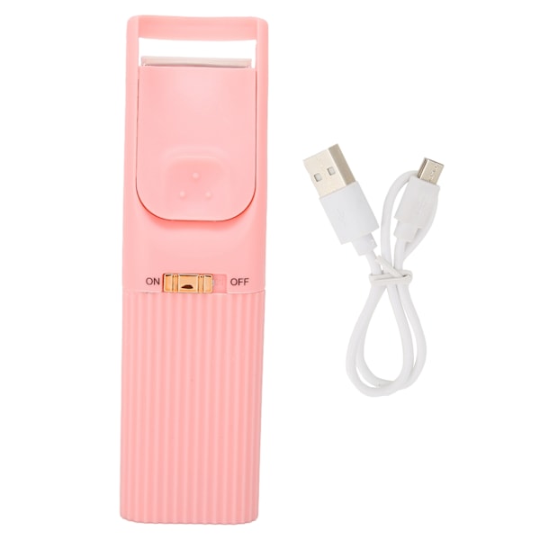 Uppvärmd ögonfransböjare USB Intelligent temperaturkontroll Snabb förvärmning Ergonomisk design Uppvärmd fransböjare Rosa