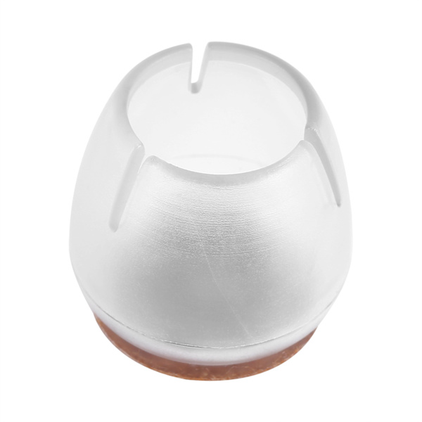 16 stk Transparent PVC Bordstol Møbel Ben Skridsikker Fodhætte Kopper Dæksler Gulvbeskyttelse M