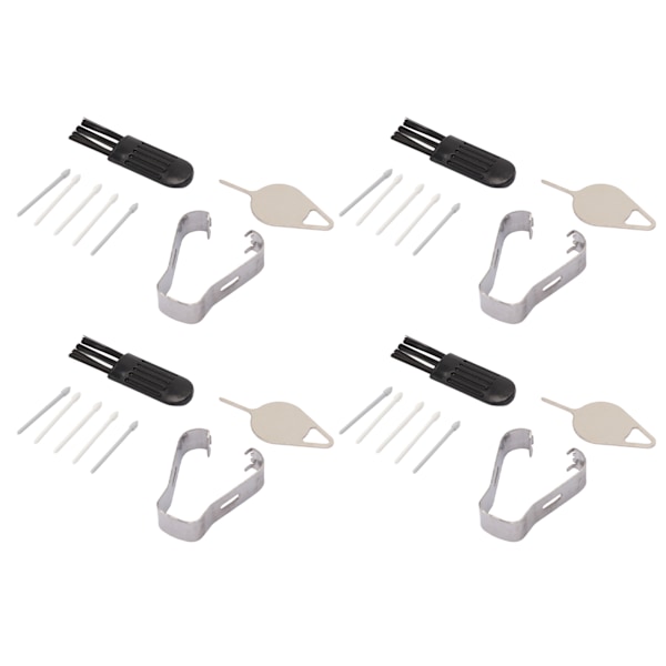 4 Set För Tab S8 Stylus Pennspetsar Slitstark ABS Enkel Installation för S8 Plus Ersättningsspetsar med Stift Pincetter Borstar