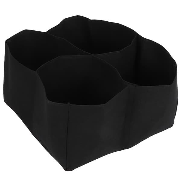 60x60x30CM 4 delade galler Trädgårdsplanteringssäng Plantering Växtpåse Grönsaksväxtpåse