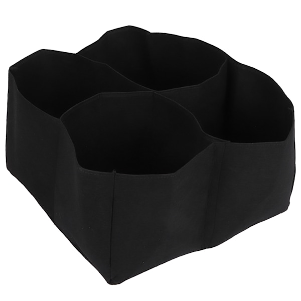 60x60x30CM 4-delt galler Hageplantekasse Plantepose Grønnsakplantepose