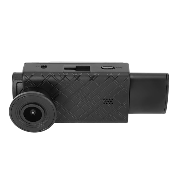 2-tums Dash Camera Kamera 3 Lins DC12 till 24V 1920x1080P 640x480P Fram Bak Interiör Omvänd Bild Backup Camera