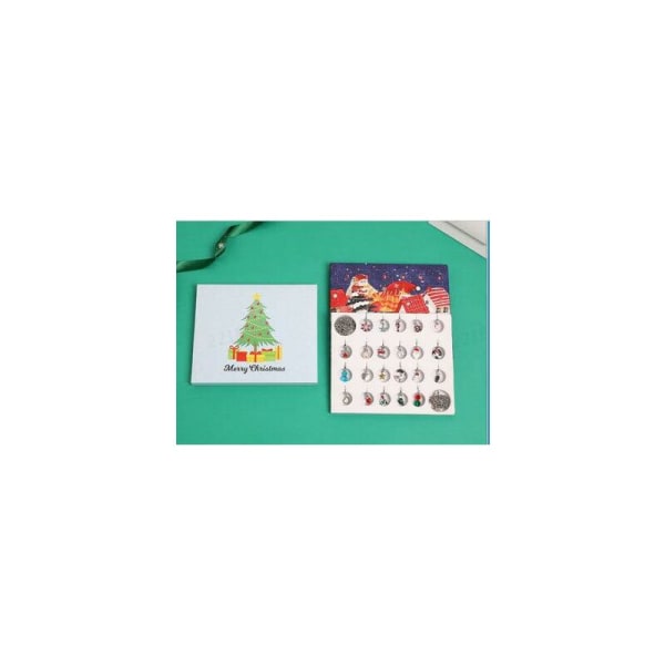 Amazon Source Julsmyckeskalender Gör-det-själv-presentförpackning Bead Blind Box Jularmband Presentförpackning i tre stilar presentförpackning, modell: presentförpackning i tre stilar