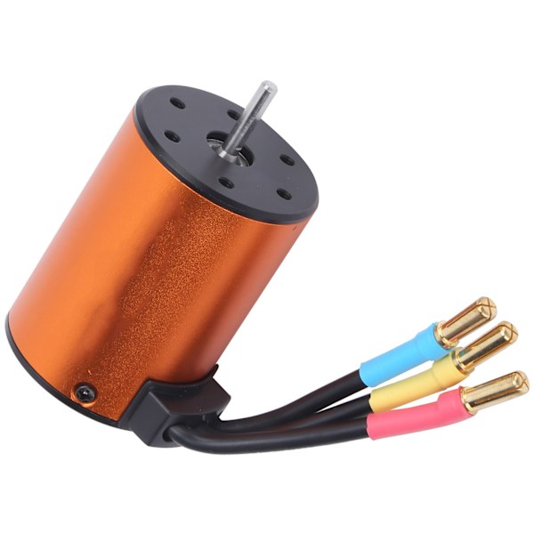 Vanntett RC 3650 3500KV 4-polet sensorløs børsteløs motor for 1/10 RC biloppgraderingsdeler