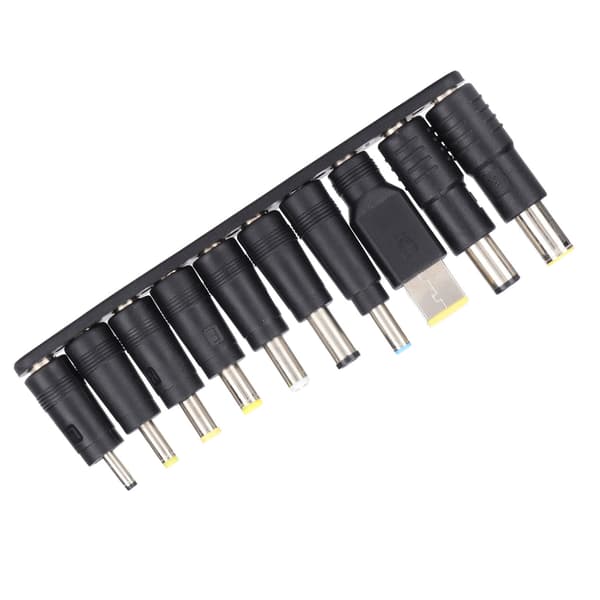【NX】10 stk. DC-strømplugger 5,5 mm x 2,1 mm Bærbart kompakt ABS-materiale Bred kompatibilitet DC-strømadapter