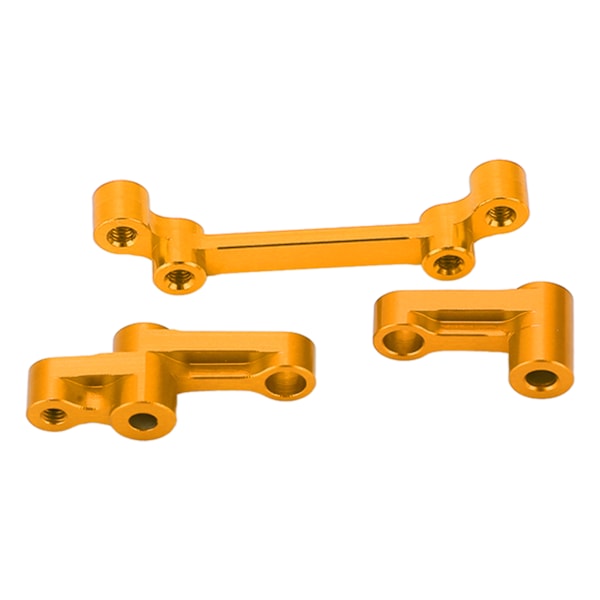 RC Styrningsaggregat Komponenter Set Styrningssparare Kit Aluminium för SG‑1603 SG‑1604 1/16 RC Fordon Gult