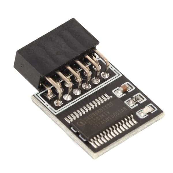 【NX】TPM 2.0-modul LPC-gränssnitt Stabil Hög säkerhet Hållbart material 12-stifts LPC-modul för moderkort PC