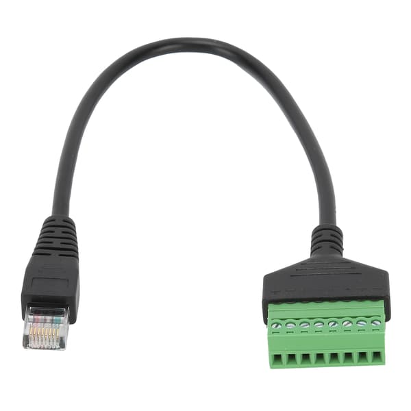 【NX】PVC RJ45 hanstik til grøn Ingen svejseterminal Kort ledningskabeladapter Tilbehør