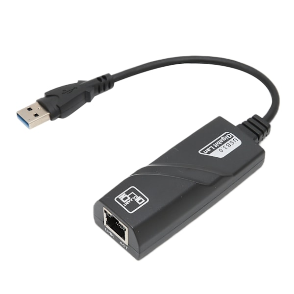 Gigabit Ethernet Adapter USB3.0 til RJ45 Auto MDIX Full Duplex Half Duplex Bred Kompatibilitet Kablet Ethernet Adapter