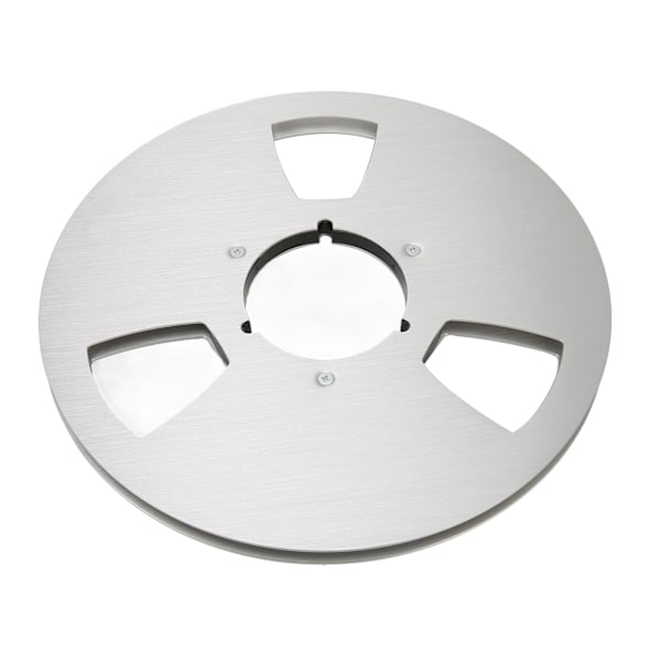 Tomt båndspolereplacement 10 tommer åpen spole opptakspole for Ampex Grand Master 456 lydspoler for 1/4 tommers bånd sølv