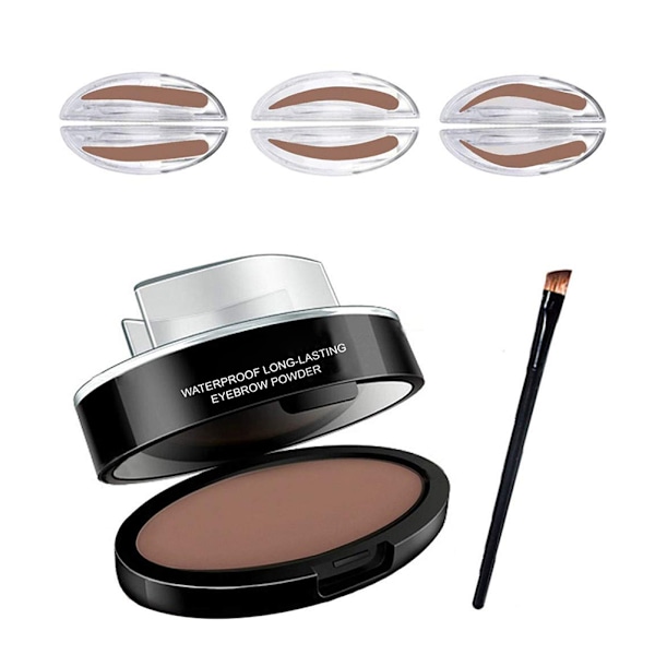 Vattentät ögonbrynsstämpelpulver Perfect Nature Eye Brow Powder Tinting Coloring Kit