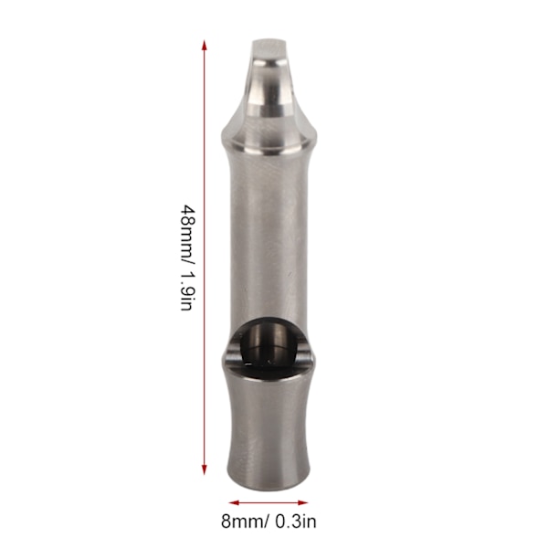 Titanium Whistle Portable Whistle Survival Whistle för utomhussporttävling Nödvandring Camping Husdjursträning