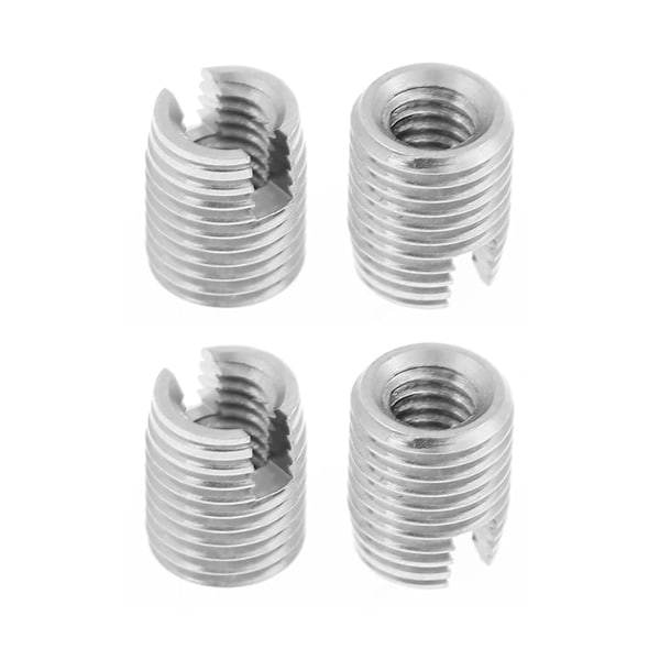 20st metall självgängande slitsad skruvgänga Insats Helical Repair M4 x 8mm Set