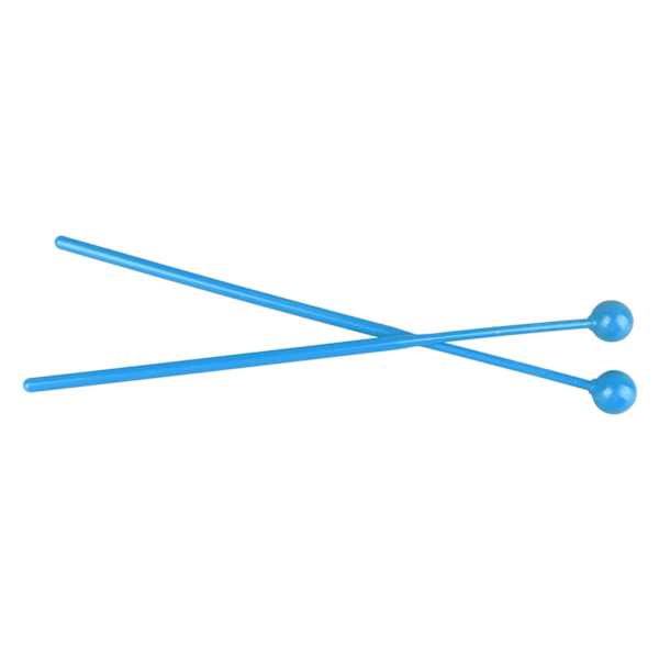 2 stk Trommestikker Plast Treningsstikker Slaginstrumentdeler for trening og tidlig utdanning for barn Blå